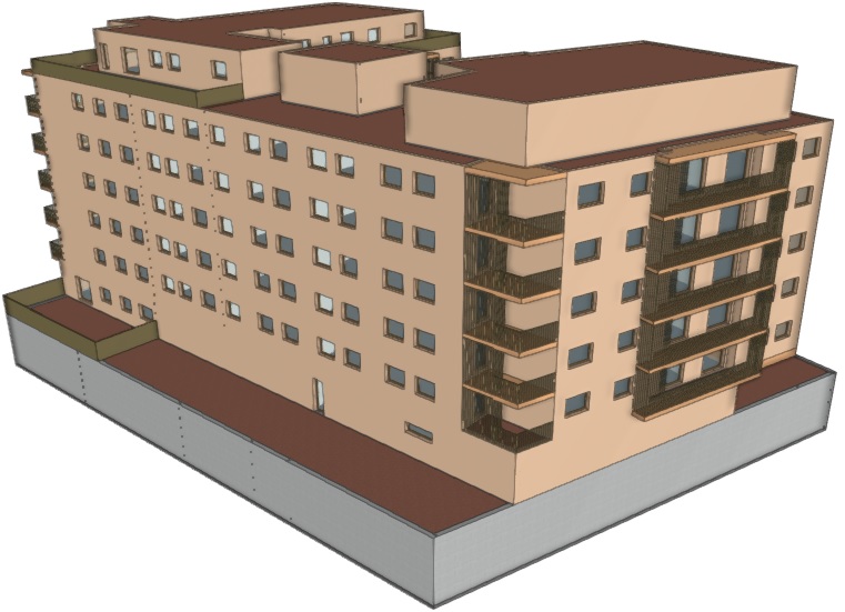 Alzado norte y oeste